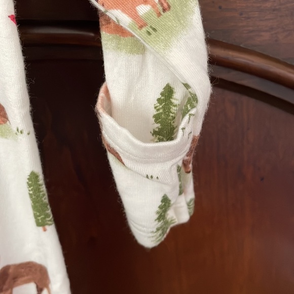 ANGEL DEAR Moose Print Sleep Gown Size 0-3 Months GUC - Picture 4 of 5